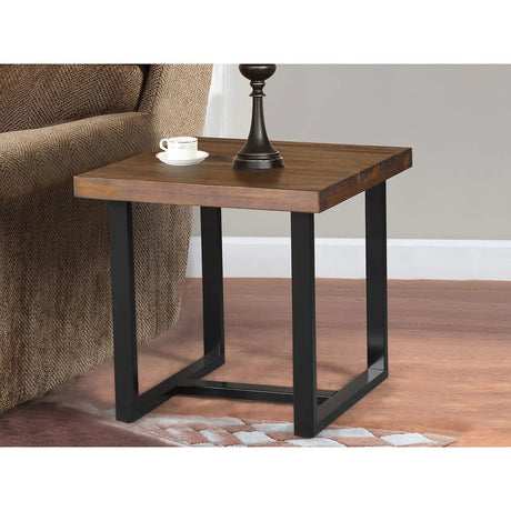 Titus Wood End Table in Walnut Titus