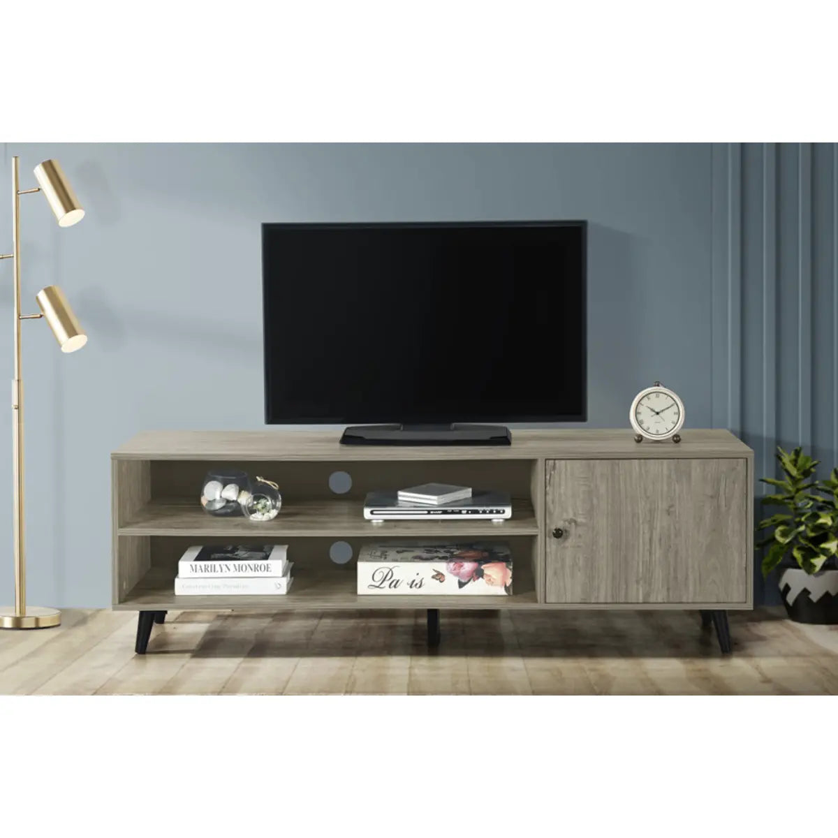 Classic Wood TV Stand T787 Titus