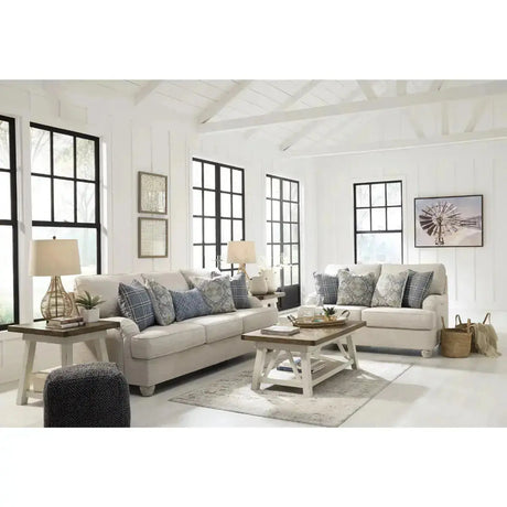 Ashley Traemore Sofa Set in Linen Signature Design by Ashley