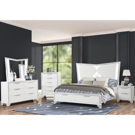 F2354 LED Bedroom Set Galaxy