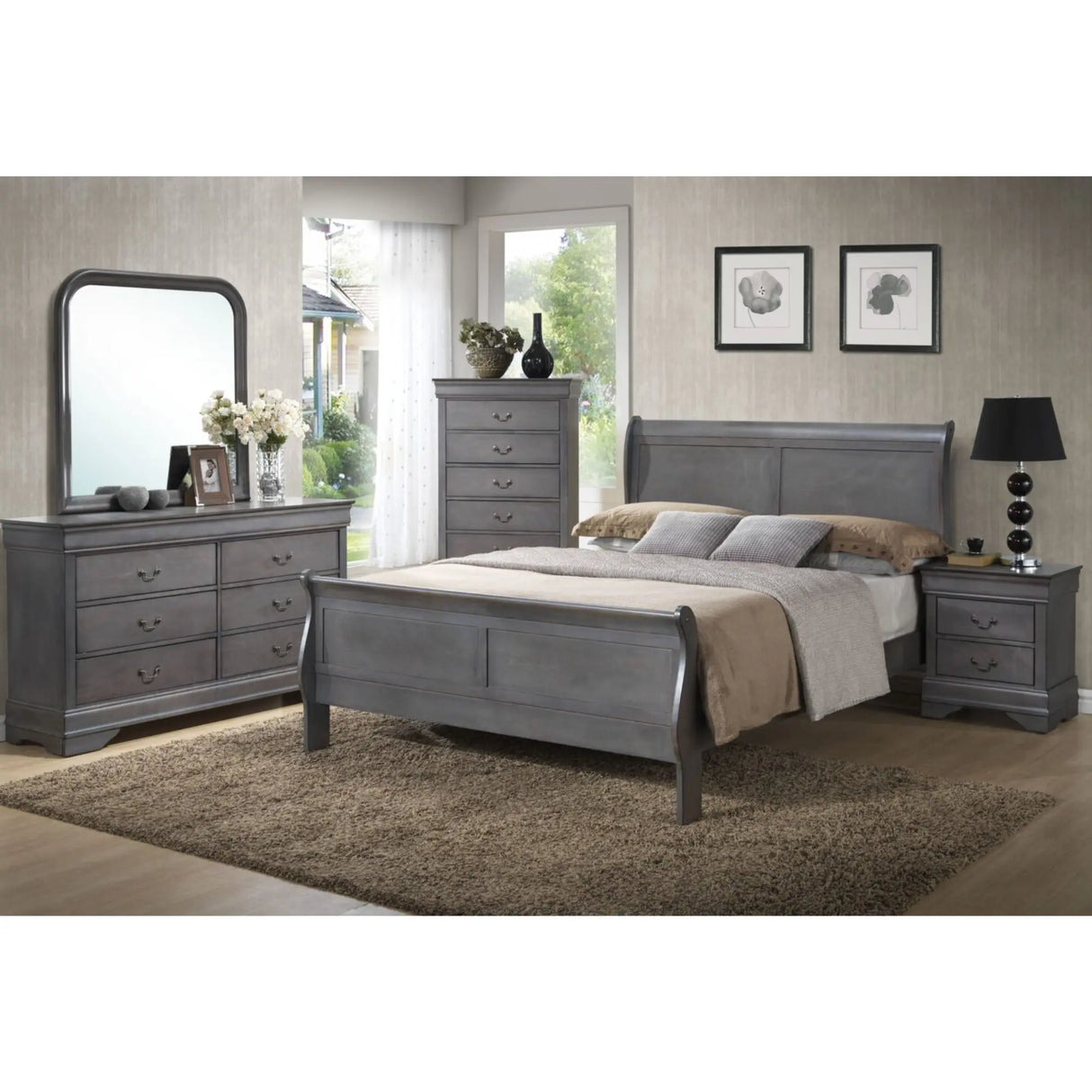 Louis Philipe Bedroom Set Galaxy