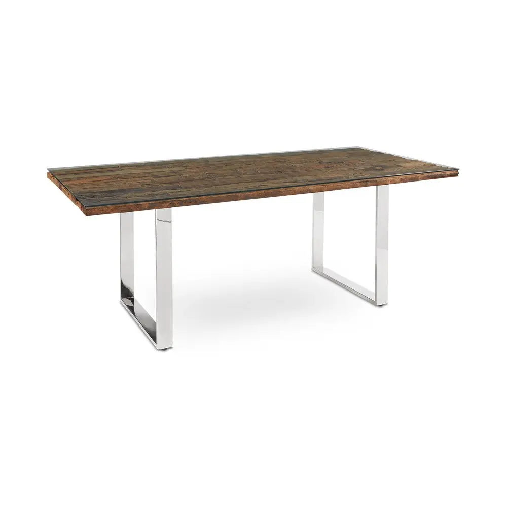 Utica Organic Railwood Dining Table - Complete Home