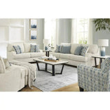 Ashley Valerano Sofa Set in Parchment Signature Design by Ashley