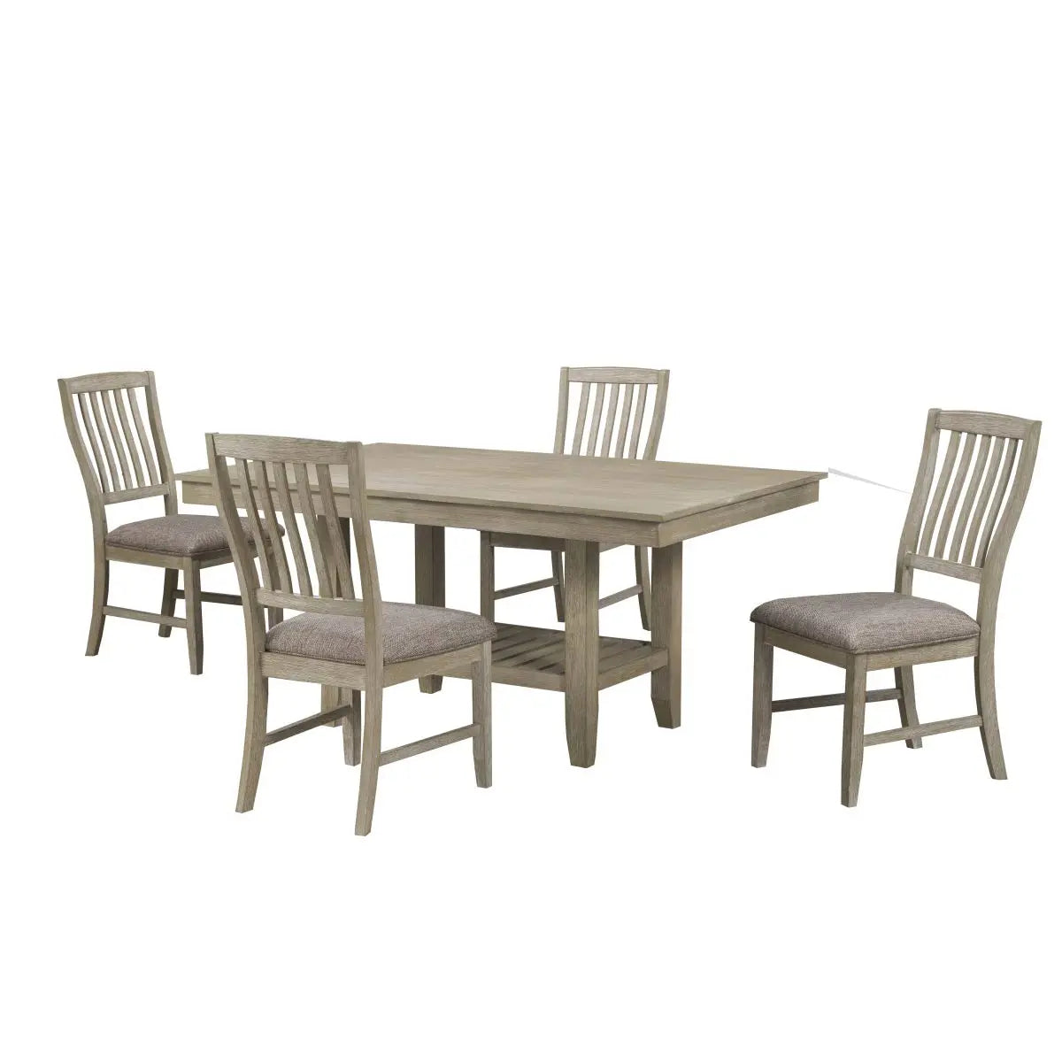 Victory 5-Piece Dining Set in Champagne Brassex