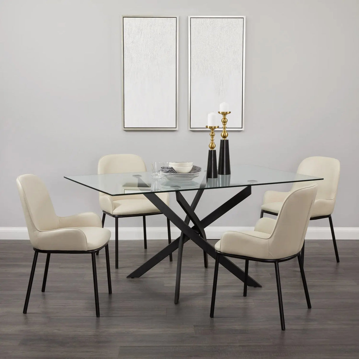 Bennett Dining Chair in Taupe Xcella