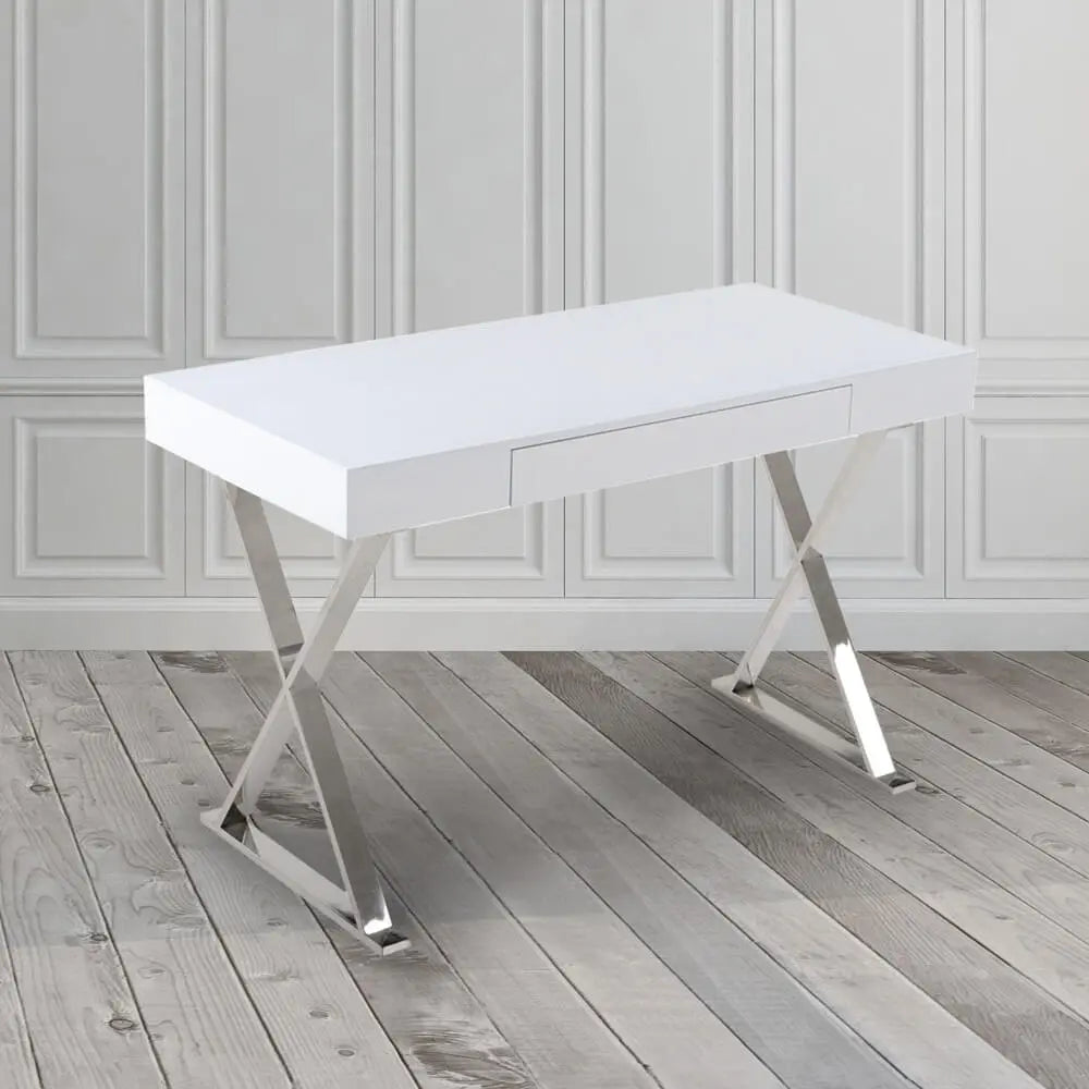 Wendy Console Desk White - Complete Home Furnish