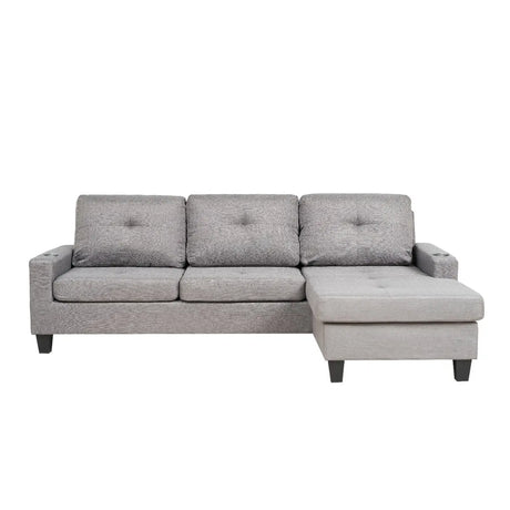 Metro Comfort Sofa with Chaise Complete Home Furnish