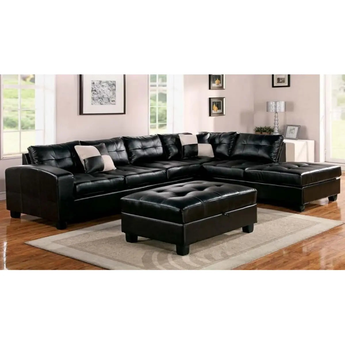 5215 Sectional with Ottoman VFI