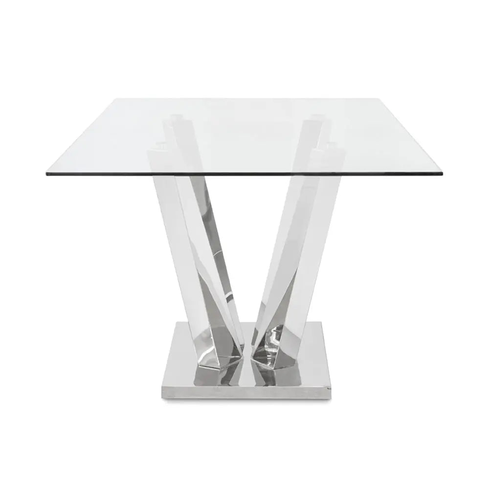 Paolo Glass Dining Table - 79" - Complete Home