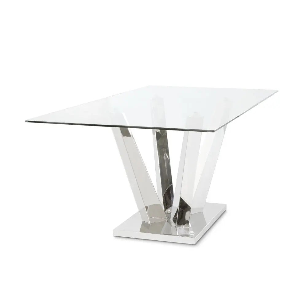 Paolo Glass Dining Table - 79" - Complete Home