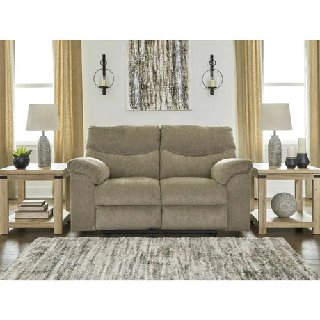 Ashley Alphons Reclining Sofa Set in Briar Signature Design by Ashley