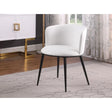 Ariel Dining Chair Set in White Brassex