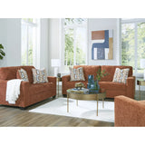 Ashley Aviemore Sofa Set in Rust Signature Design by Ashley