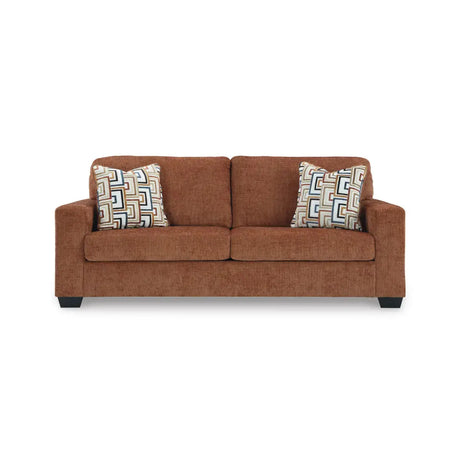 Ashley Aviemore Sofa in Rust Signature Design by Ashley