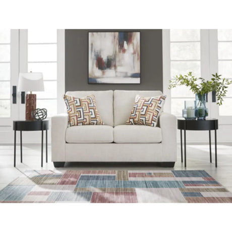 Ashley Aviemore Loveseat in Stone Signature Design by Ashley