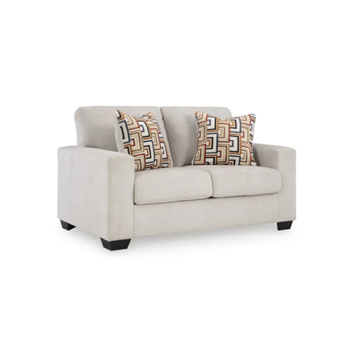 Ashley Aviemore Loveseat in Stone Signature Design by Ashley