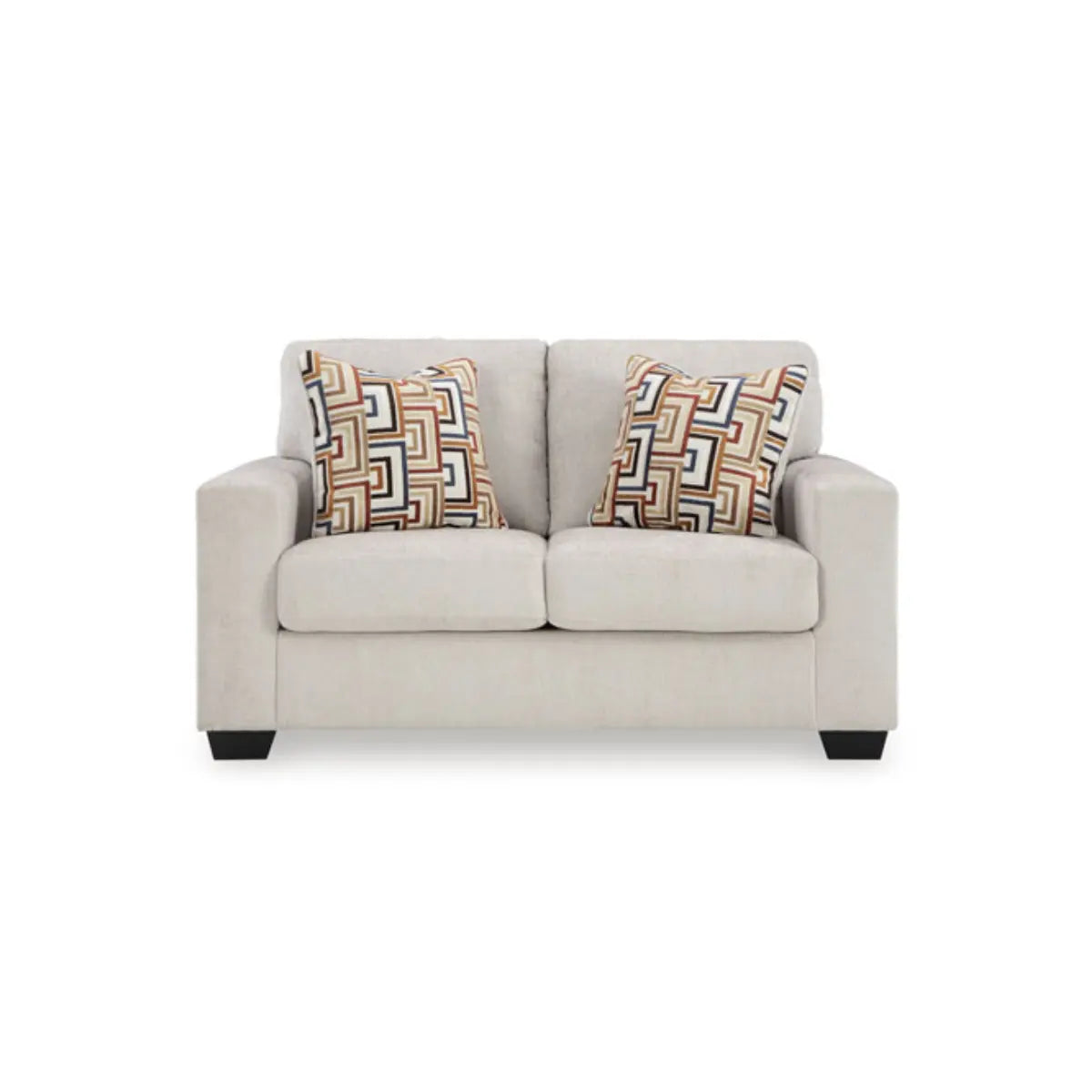 Ashley Aviemore Loveseat in Stone Signature Design by Ashley