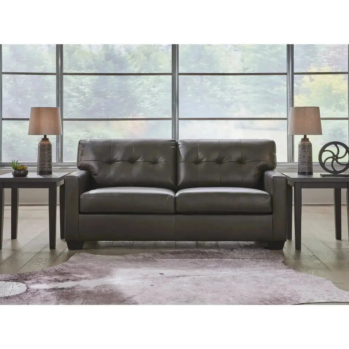 Ashley Belziani Sofa Set in Storm Signature Design by Ashley