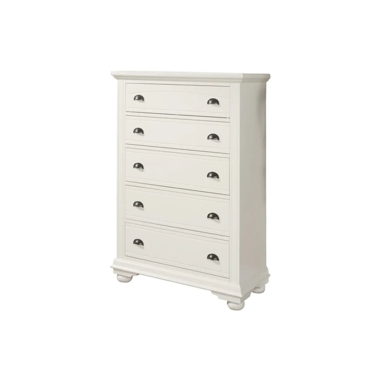 Brooke Bedroom Set in White Complete Home Furnish