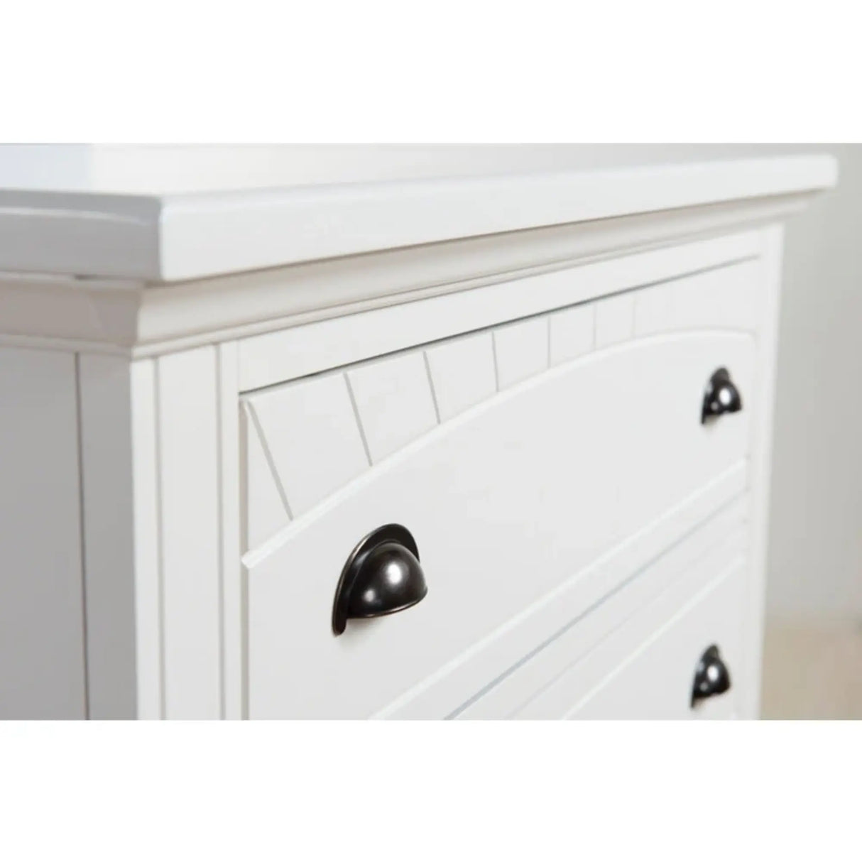 Brooke Bedroom Set in White Complete Home Furnish