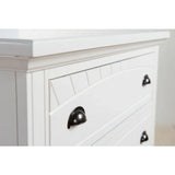 Brooke Bedroom Set in White Complete Home Furnish