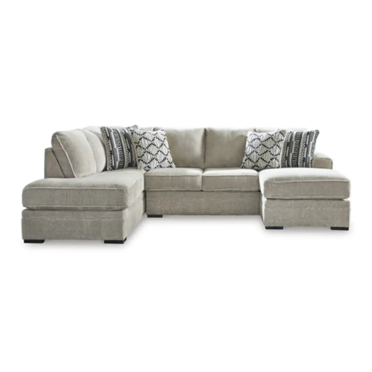 Ashley Calnita Sectional with Chaise in Sisal Signature Design by Ashley