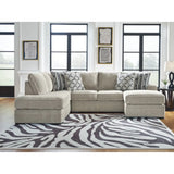 Ashley Calnita Sectional with Chaise in Sisal Signature Design by Ashley