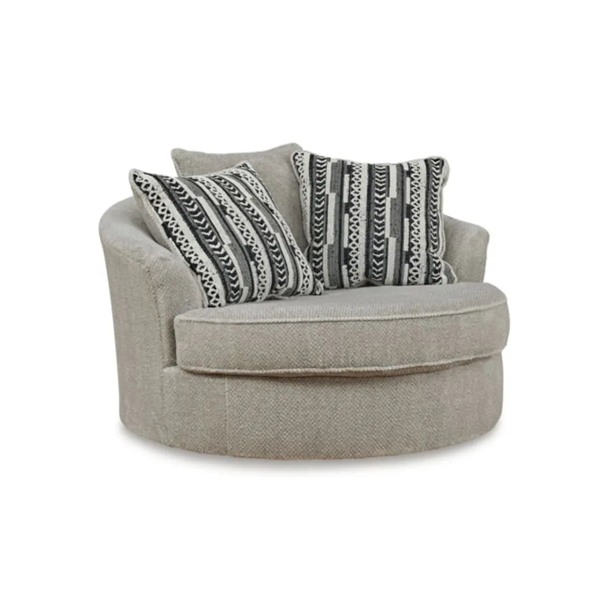 Ashley Calnita Swivel Accent Chair in Sisal Signature Design by Ashley