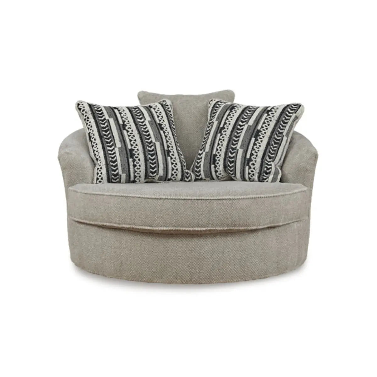 Ashley Calnita Swivel Accent Chair in Sisal Signature Design by Ashley