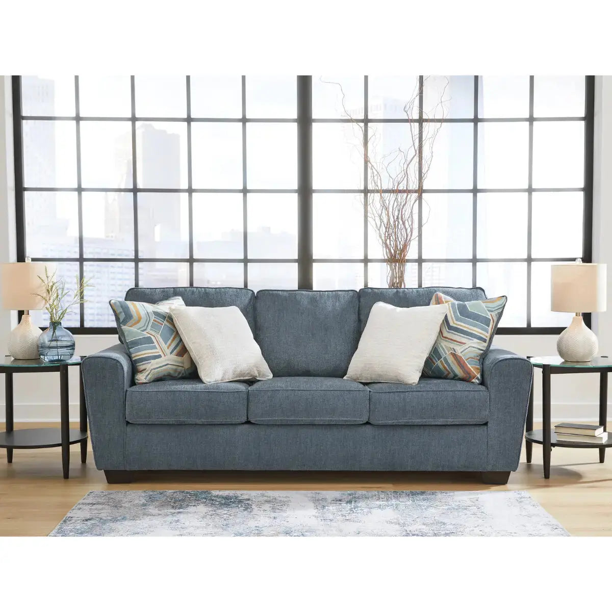 Ashley Cashton Sofa Set in Blue Signature Design by Ashley