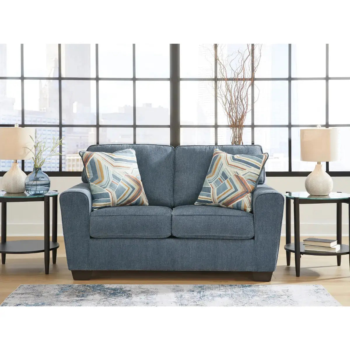 Ashley Cashton Sofa Set in Blue Signature Design by Ashley