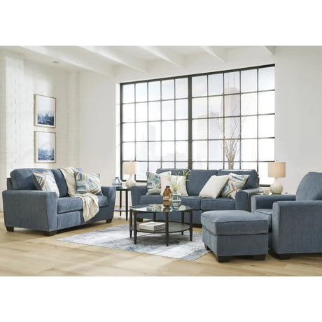 Ashley Cashton Sofa Set in Blue Signature Design by Ashley