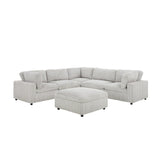 Colton Sectional in Grey Kwality