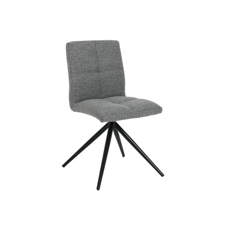 Ethal Dining Chair Set in Grey Brassex