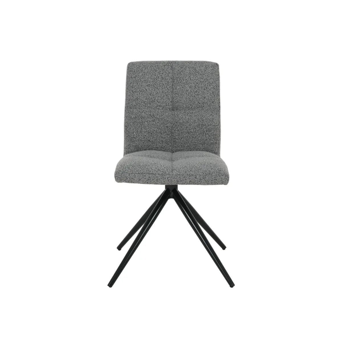 Ethal Dining Chair Set in Grey Brassex