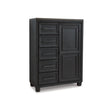 Ashley Foyland Chest in Black Brown Signature Design by Ashley