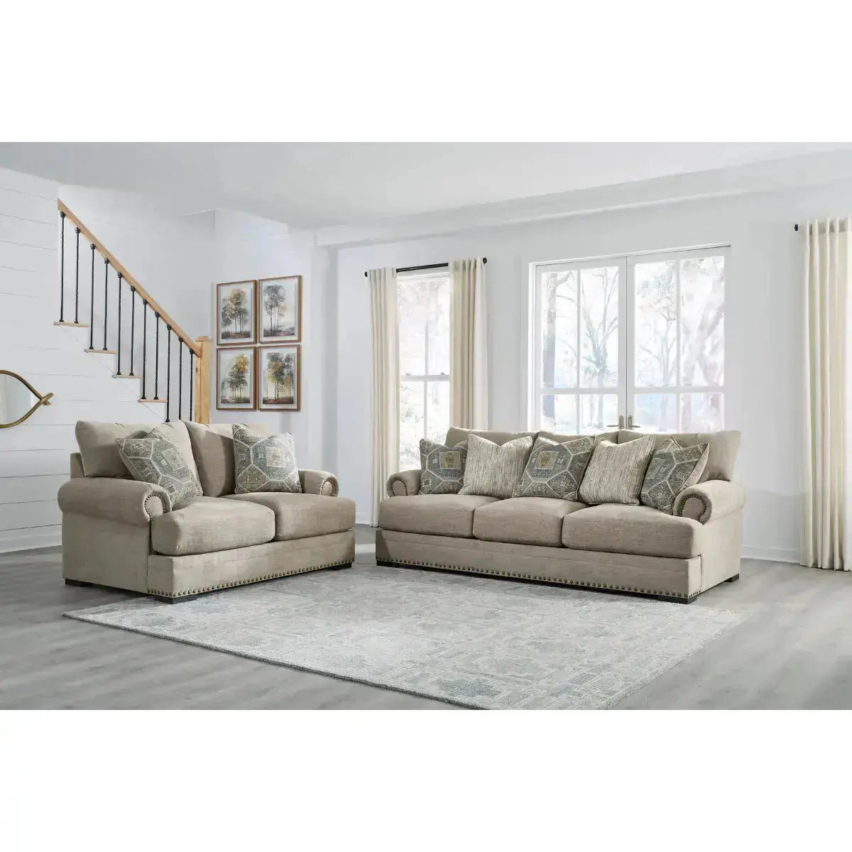 Ashley Galemore Sofa Set in Quarry Signature Design by Ashley