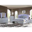Crystal Bedroom Set in Grey Galaxy