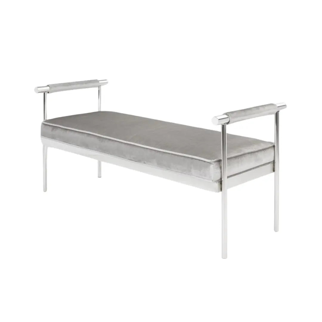 Helen Velvet Fabric Bench Xcella