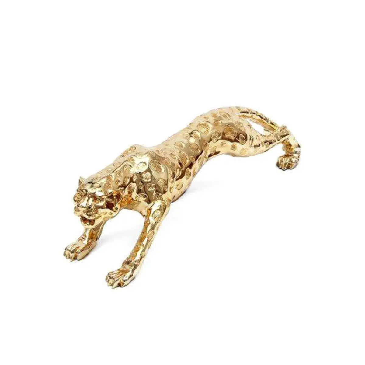 Gold Leopard Statue KMC