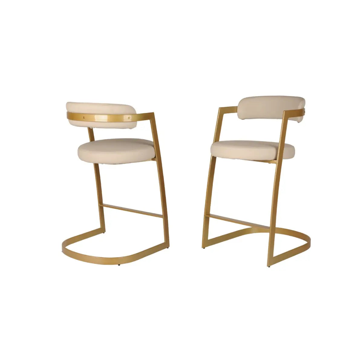 Layla Barstool Set in Gold Brassex