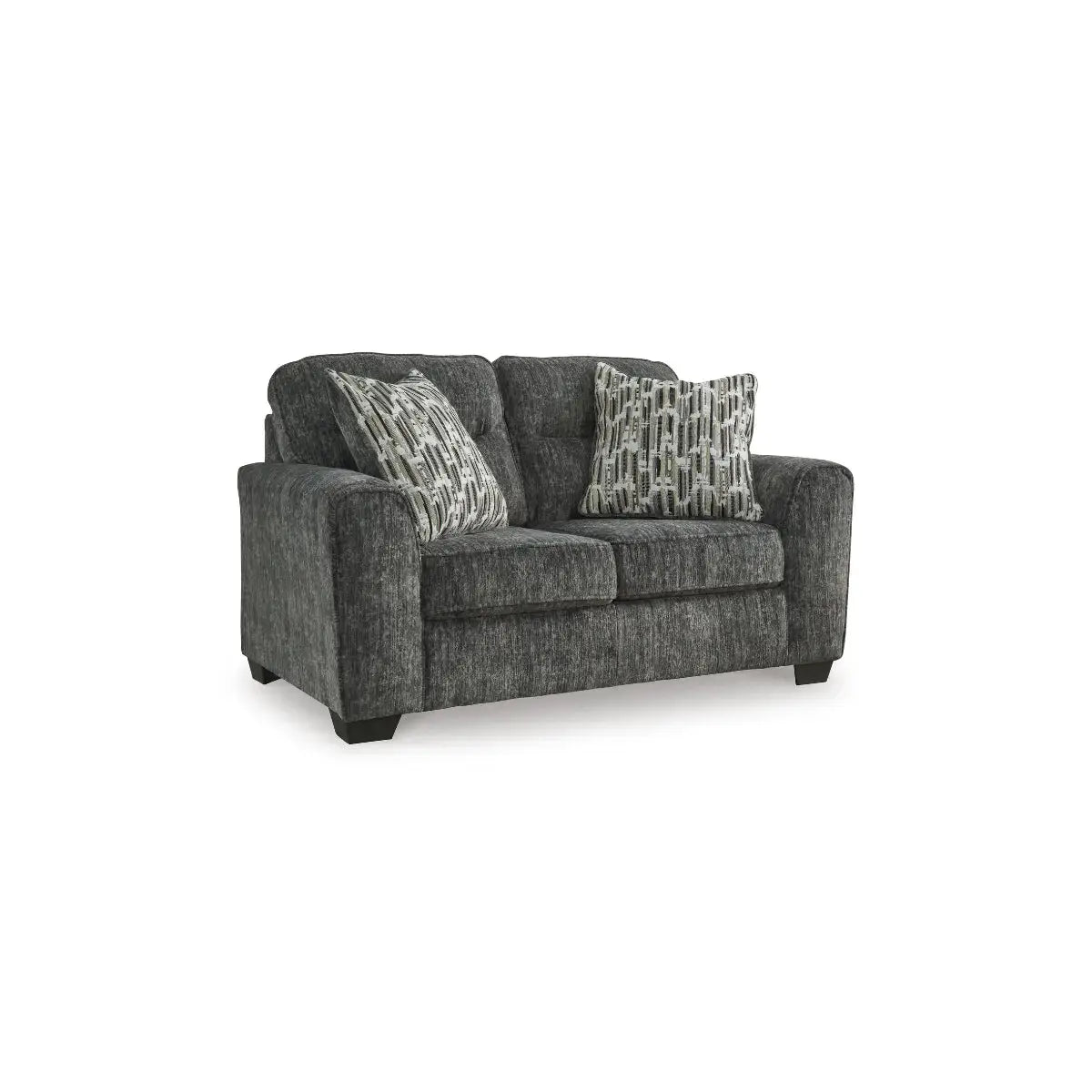 Ashley Lonoke Sofa Set in Gunmetal Signature Design by Ashley