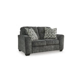 Ashley Lonoke Sofa Set in Gunmetal Signature Design by Ashley