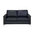 Sandy Series Leather Loveseat Sofa by Fancy