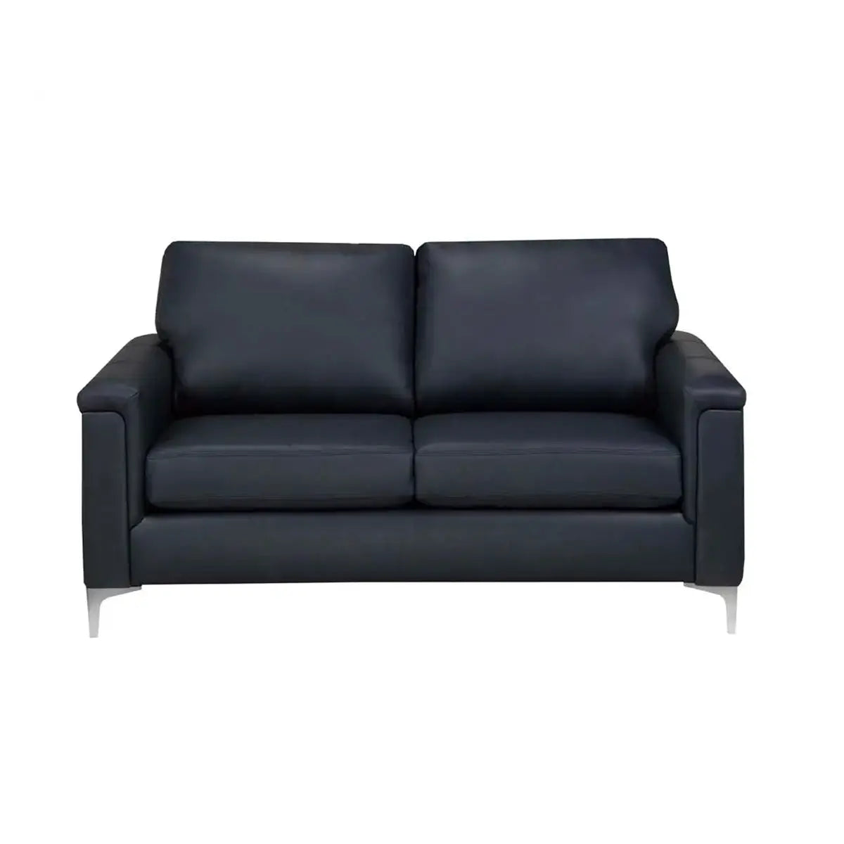 Sandy Series Leather Loveseat Sofa by Fancy