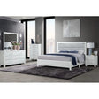 Luccia LED Bedroom Set in White Complete Home Furnish