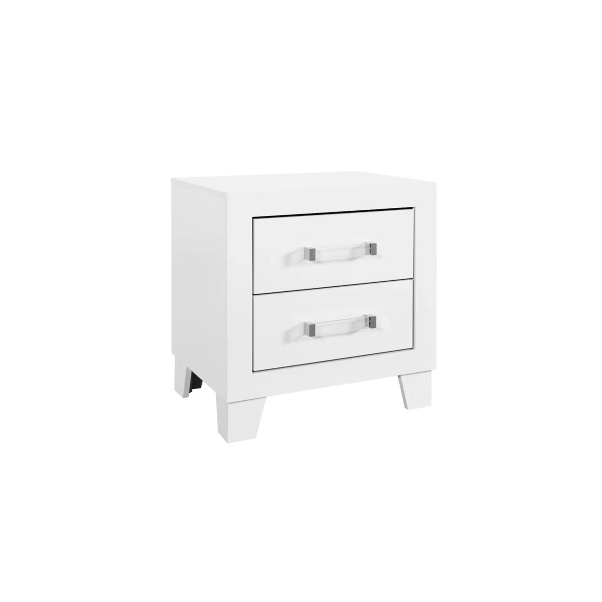 Luccia LED Bedroom Set in White Complete Home Furnish