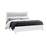 Luccia LED Bedroom Set in White Complete Home Furnish