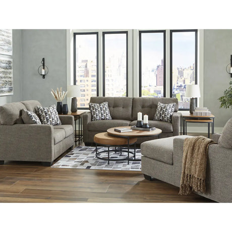 Ashley Mahoney Sofa Set in Chocolate Signature Design by Ashley