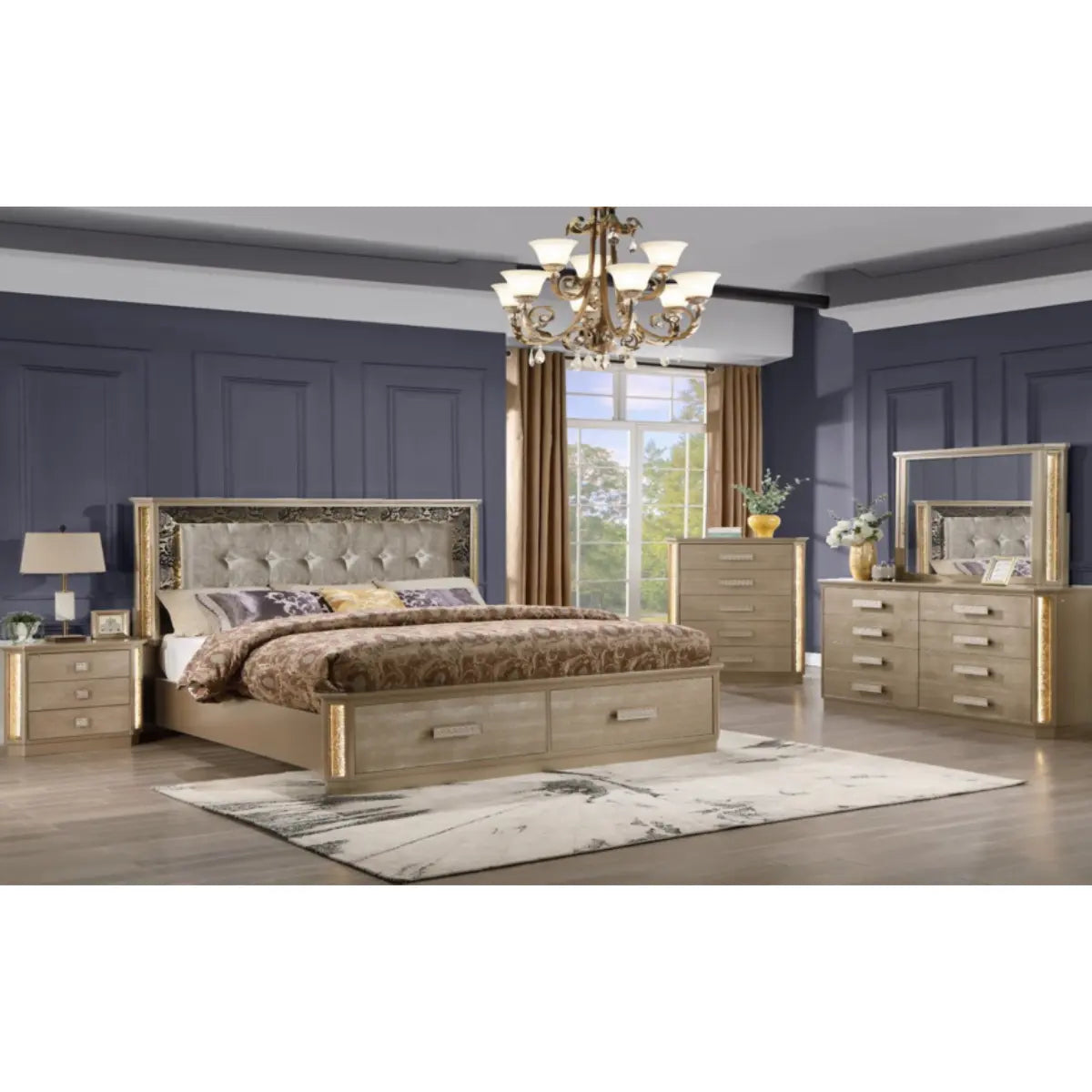 Medusa 1641  Bedroom Set Matrix Furniture